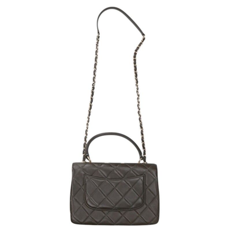 Chanel A92236 Trendy CC Top Handle Lambskin Shoulder Bag Women
