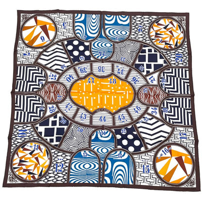 Hermes Jeu De Soie Silk Game Scarf Silk Multicolor