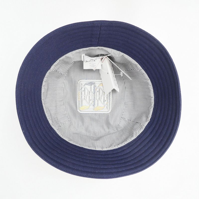 2022Hermes Eden Hat Size 58 Bucket Hat With Serie Logo Made In