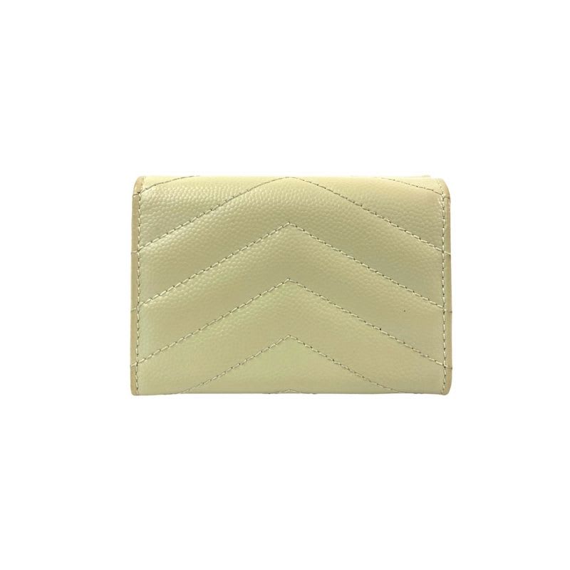 Saint Laurent Paris YSL Logo Hardware Leather