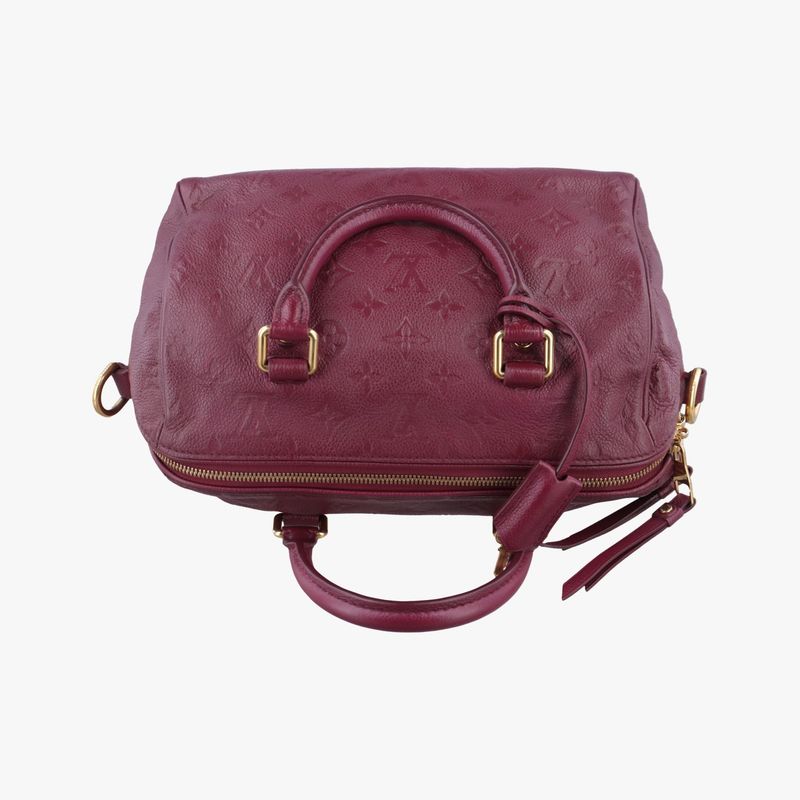 Louis Vuittonspeedy Bandoliere 25 Aurore Monogram Empreinte M40764 Sp3142