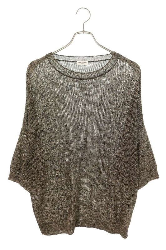 Saint Laurent Paris 734508 Y75ye Knit T-shirt Men's M