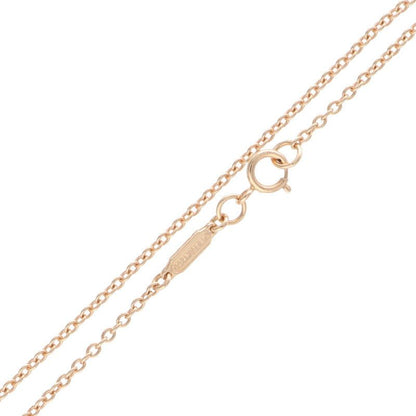 Tiffany & Co Victoria Key Pendant 18krg PAVE Diamond Necklace Women 18inch