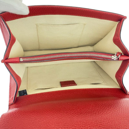 Gucci Sherry Line Bamboo Dionysus Red Leather 448075 Handbag Shoulder Bag 2WAY