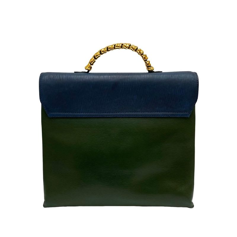 Loewe Vintage Velasquez Twist Handbag Leather 2-Way Shoulder Bag