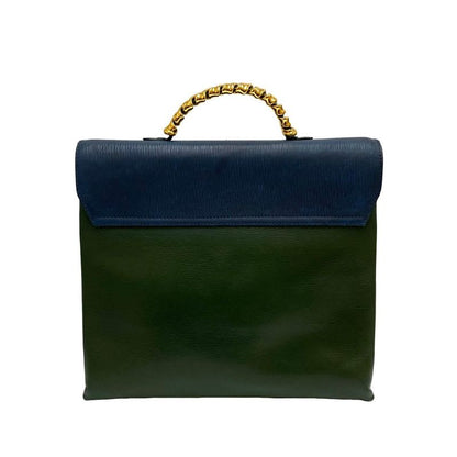 Loewe Vintage Velasquez Twist Handbag Leather 2-Way Shoulder Bag