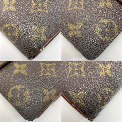 Louis Vuitton Monogram Portefeuille Viennois M61674 Bifold Wallet Leather