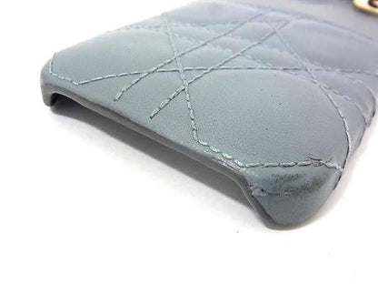 Christian Dior Lady Dior Cannage Leather Iphone14pro Compatible Iphone Case In