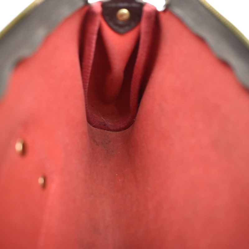 Louis Vuitton Shoulder Bag Handbag Eva 2WAY Damier Ebène N55213 16kb053