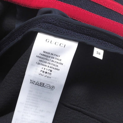 Gucci Skirt Size 36 Michele Period Bicolor Taiga Button Inverted Pleated