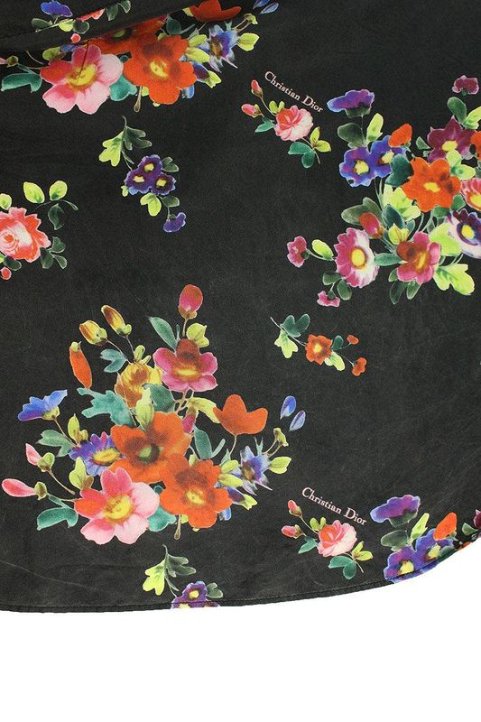 Dior 19SS 923c561w6009 BEE Embroidered All Over Silk Long Sleeve Shirt Men's 41