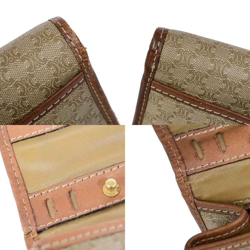 Celine Macadam Second Bag Clutch Bag Beige 01bs111