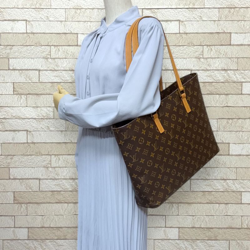 Louis Vuitton Luko Monogram Tote Bag Monogram Canvas M51155 Brown Unisex Louis