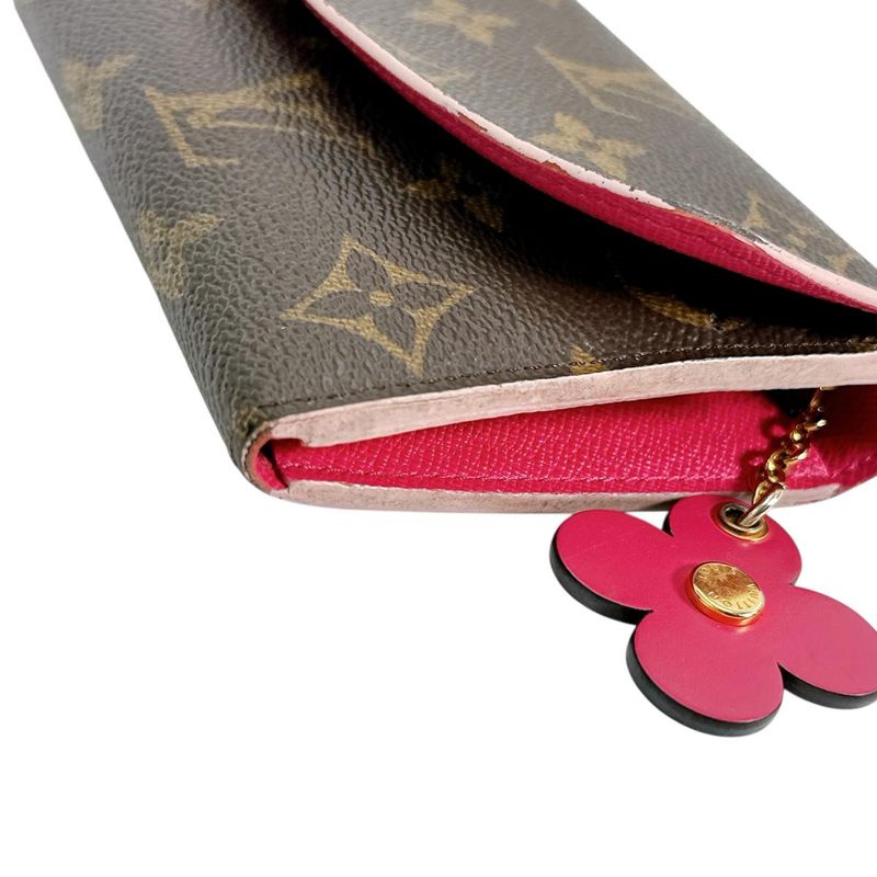 Louis Vuitton M64202 Monogram Portefeuille Emilie Long Wallet Louis Vuitton