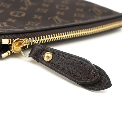 Louis Vuitton Coin Case Pochette Cles Monogram Idylle Fusan Gold Hardware Brown