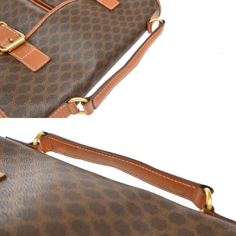 Celine Shoulder Bag Macadam Circle Charm Pvcleather 67kb003