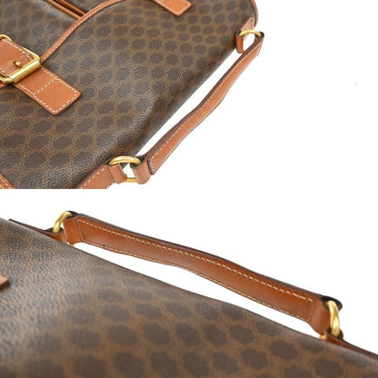 Celine Shoulder Bag Macadam Circle Charm Pvcleather 67kb003