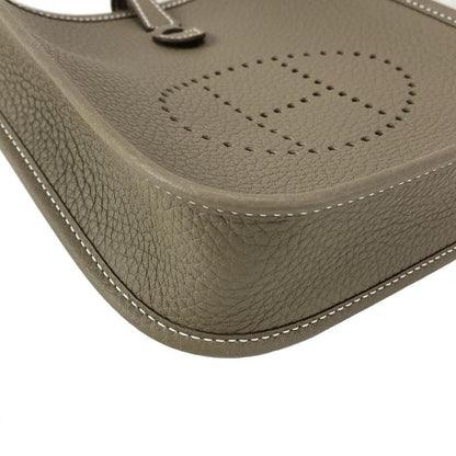 Hermes Shoulder Bag Evelyn Tpmamazon Etoupe × Blue Indigo Gold Hardware