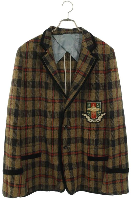 Gucci 1xxpf0 Field Flower Embroidered Wool Jacket Men's 50