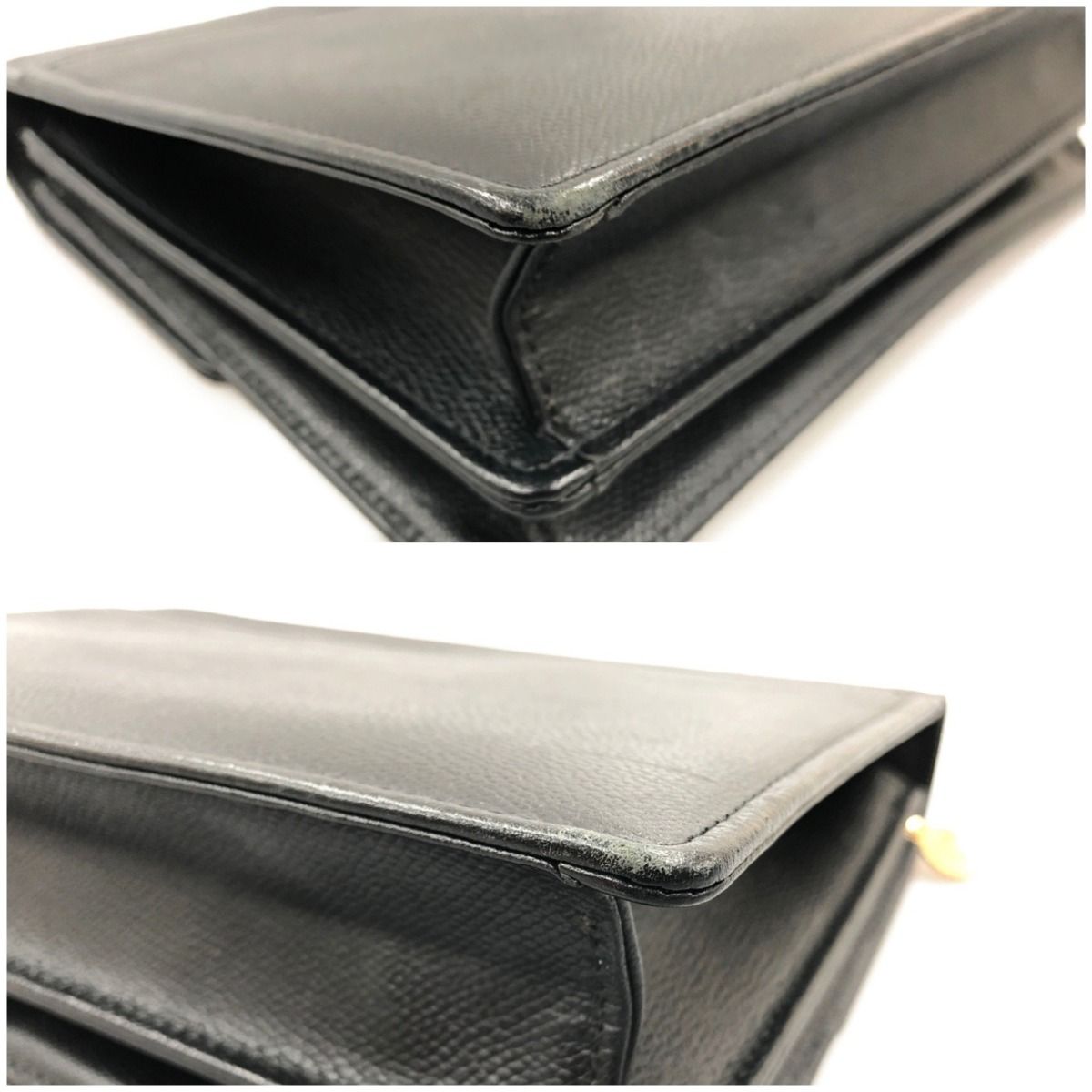 Yves Saint Laurent Clutch Bag Second Bag Black