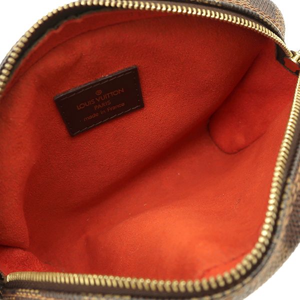 Louis Vuitton Shoulder Bag Pochette Ipanema Damier Canvas Damier Ebene Gold