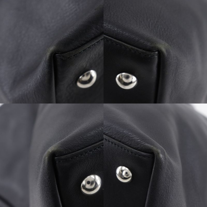 Gucci Calf Black Unisex Boston Bag