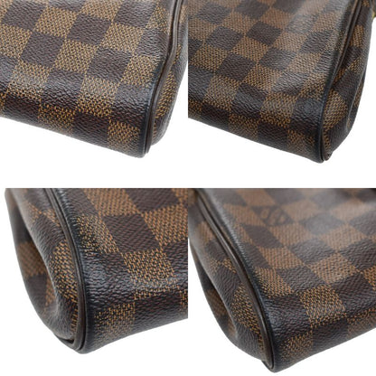 Louis Vuitton Shoulder Bag Handbag Eva 2WAY Damier Ebène N55213 16kb053