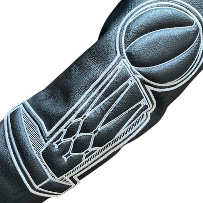 Louis Vuitton Riders Jacket 21AW NBA Collaboration Rm212m Leather Wool Black