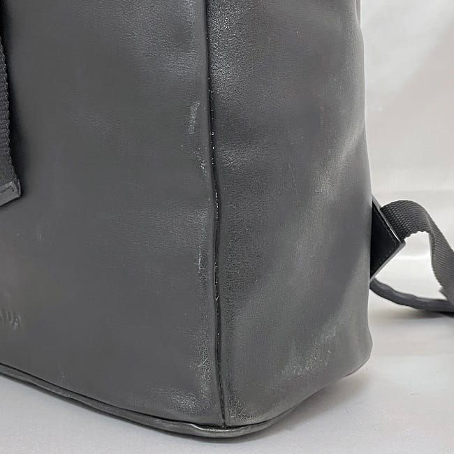 Prada Backpack Black NERO Vitello Morbido