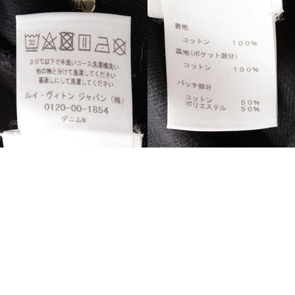 Louis Vuitton Monogram Eclipse Patch Tapered Denim Pants Bottoms Black 27