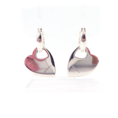 Gucci 796302 Trademark Hoop Earrings With Charm Sv925 Silver With