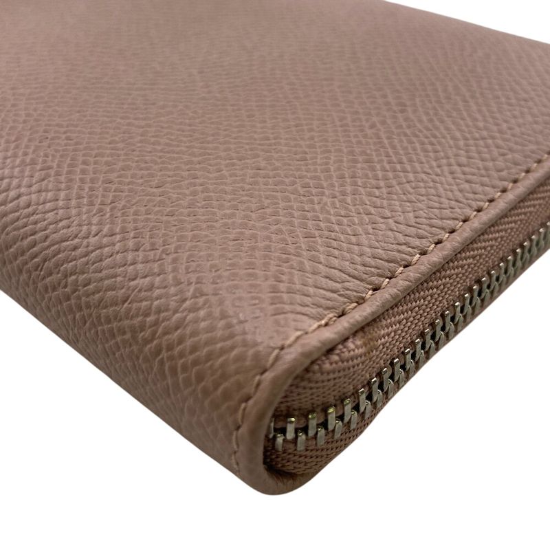 Bvlgari Long Wallet Brand Card Holder Coin Purse Pink Women