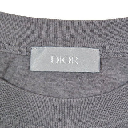 22aw Dior X Travis Scott Cactus Jack Oversize T-Shirt Logo Print Cut and Sewn