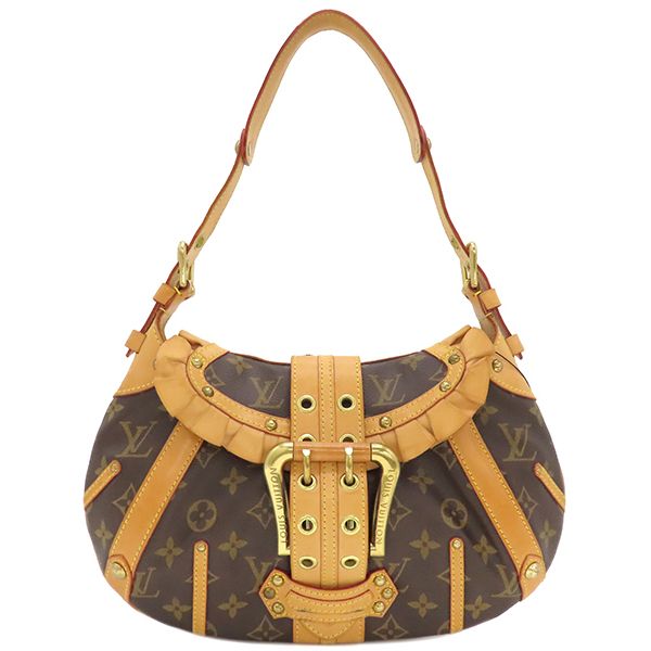 Louis Vuitton Shoulder Bag Leonor Monogram Canvas Monogram Gold Hardware Brown