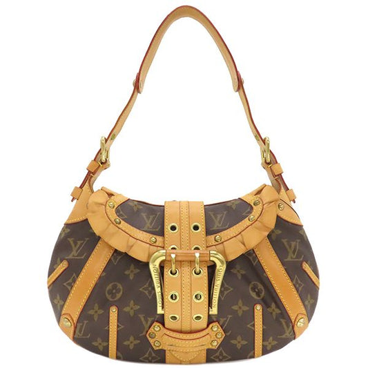 Louis Vuitton Shoulder Bag Leonor Monogram Canvas Monogram Gold Hardware Brown