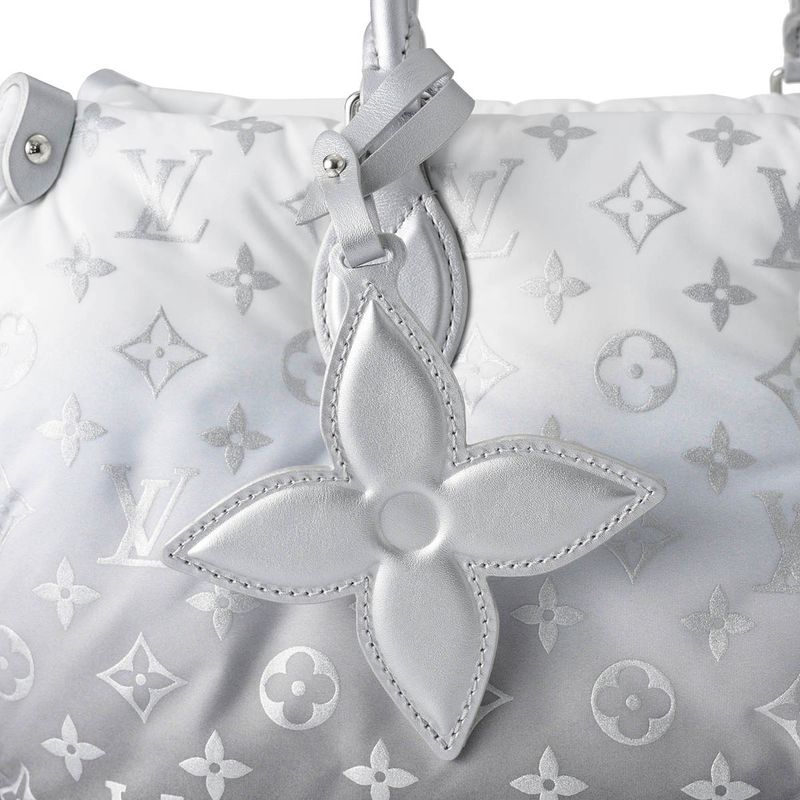 Louis Vuitton Tote Bag On The Go MM Frost/silver