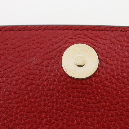 Gucci Soho Chain Shoulder Interlocking G 536224 Leather Red Ladies Shoulder Bag