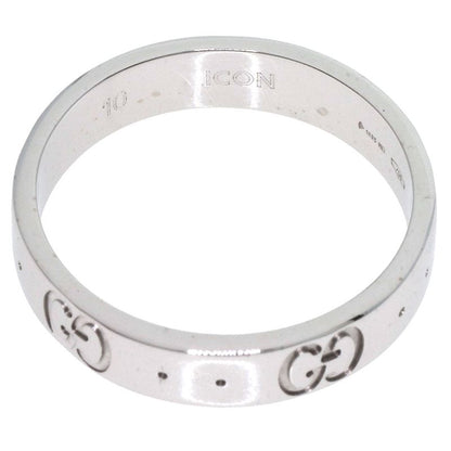 Gucci Icon #10 Ring - 18K White Gold Ladies