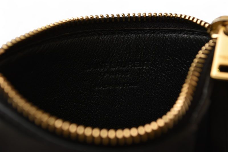 Saint Laurent Paris Coin Case Card Case YSL Saint Laurent Paris Zip Pouch