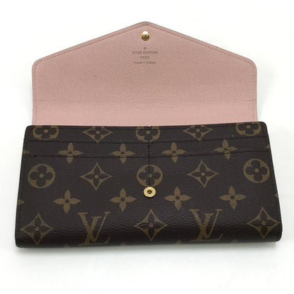 Louis Vuitton Bi-Fold Long Wallet Monogram Portefeuille Sarah