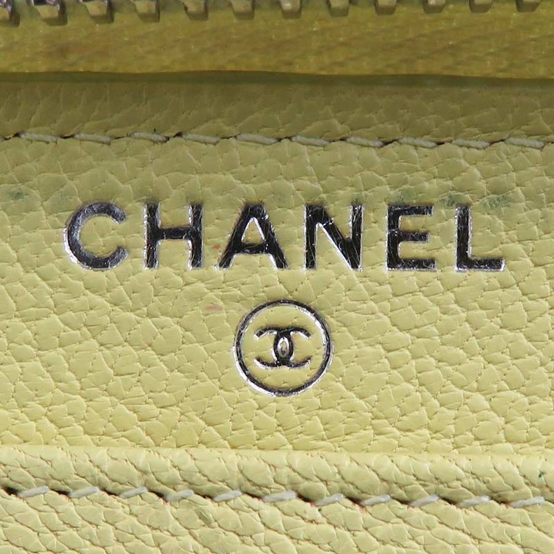 Chanel Round Zipper Long Wallet