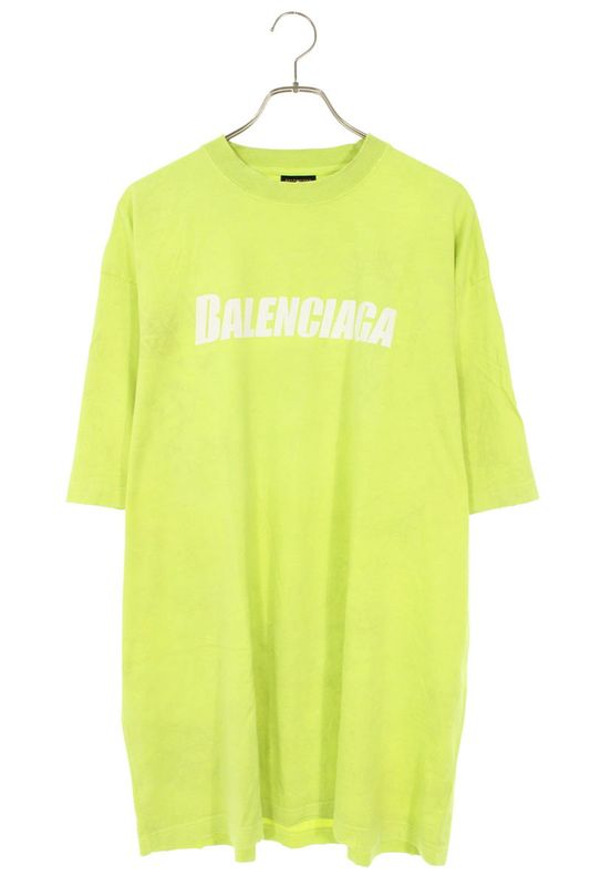 Balenciaga 651795 Tnvl1 Destroyed Logo Print T-shirt Men's S