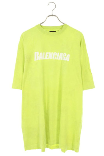 Balenciaga 651795 Tnvl1 Destroyed Logo Print T-shirt Men's S