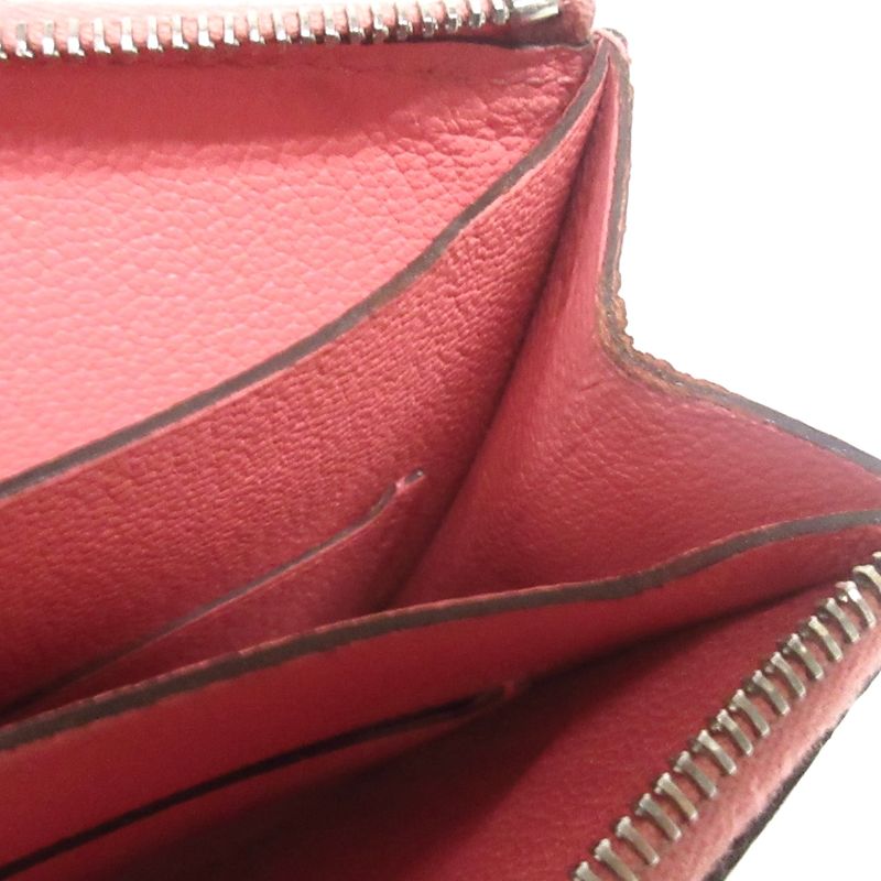 Hermes Wallet Remix Combine Pink Silver Hardware /L Zipper