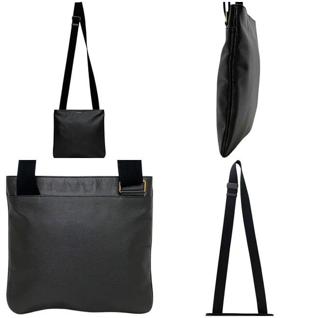 Saint Laurent Shoulder Bag Black 326858 Excellent Condition Leather Preowned