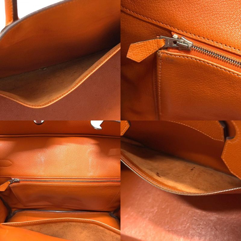 Hermes Handbag Birkin 35 Vaux Epson Orange