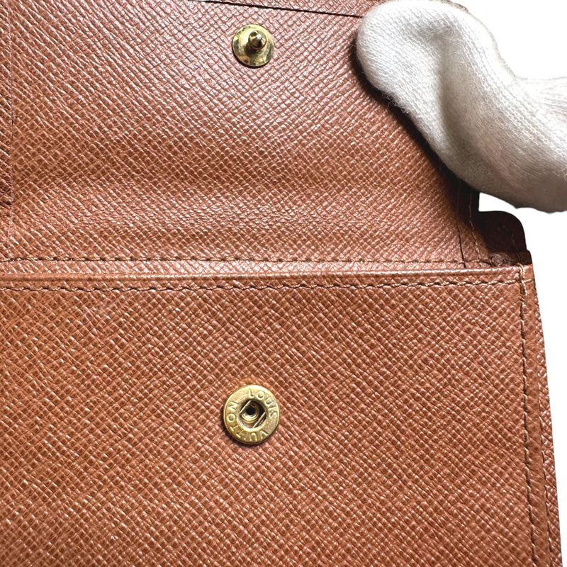 Louis Vuitton M60026 Monogram Portefeuille And Florine Folded Wallet Louis