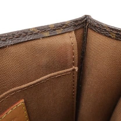 Louis Vuitton Monogram Petite Sac Plat Handbag Mini Bag 2WAY Shoulder Bag M81295