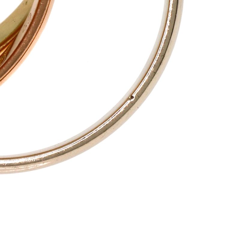 Cartier Trinity XS #49 Ring 18K Yellow Gold 18K Pink Gold 18K White Gold Ladies