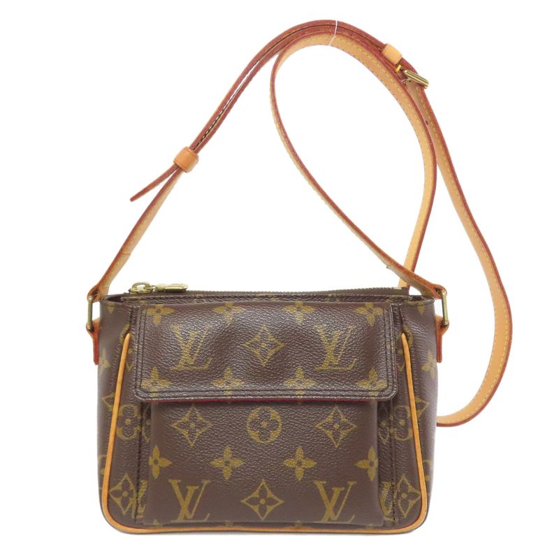 Louis Vuitton M51165 Viva Cité PM Shoulder Bag Monogram Canvas Women